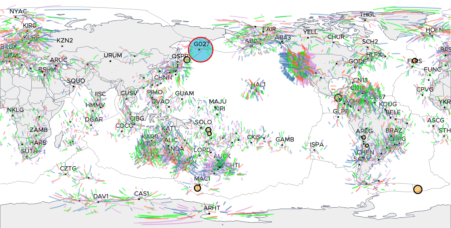 GUARDIAN Map of the 2025 Kamchatka Earthquake and Tsunami